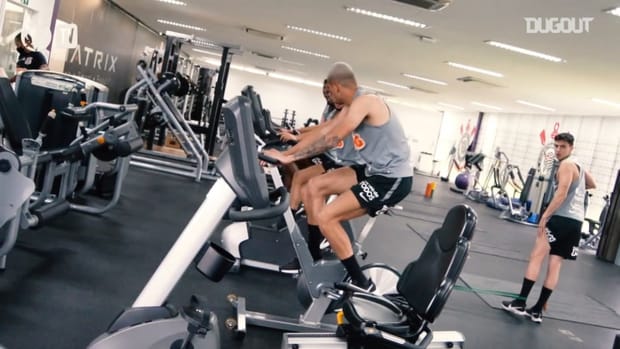 João Victor's first day at Corinthians